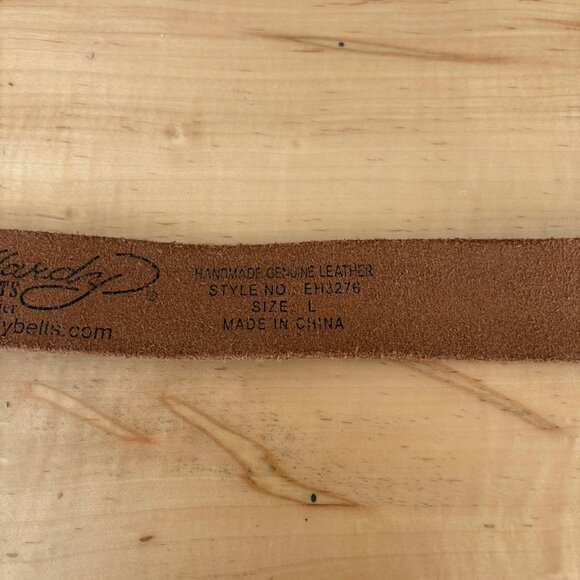 Vintage Leather Belt Ed Hardy by Christian Audigier Size L - Picture 7 of 16